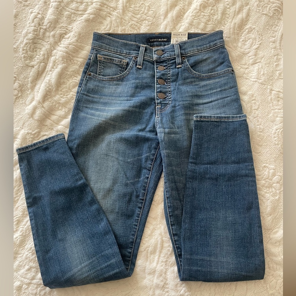 Lucky brand high rise skinny Jean